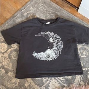 Gray garage moon shirt